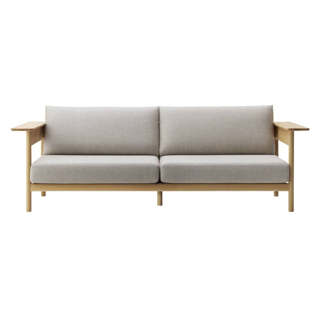 Kinuta Sofa: 3 Seater N-S01 + Pure Oak + Vidar 4