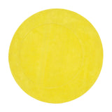 Trace Round Rug: Medium + Chartreuse