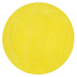 Trace Hand Tufted Round Rug: Extra Large + Chartreuse