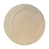 Trace Round Rug: Medium + White