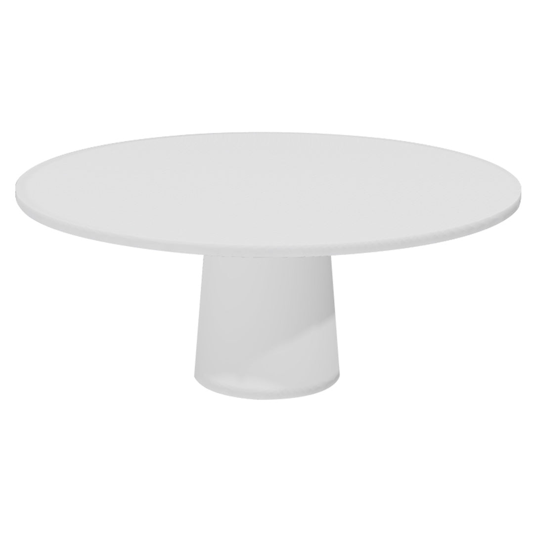 Container Round Table: XXL + Traffic White + White