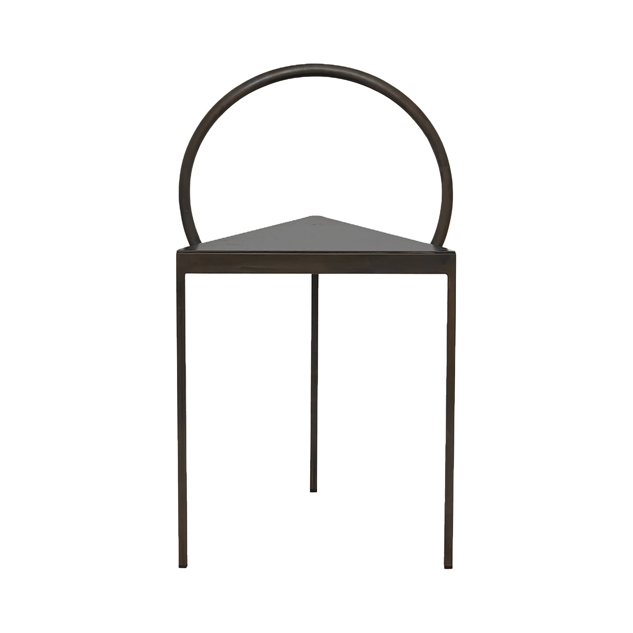 Triangolo Chair: Blackened Steel