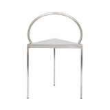 Triangolo Chair: Stainless Steel