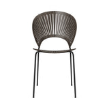 Trinidad Chair: Stacking + Smoked Stained  Oak + Black