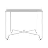 Tropique Dining Table: Outdoor + White Semi Matt