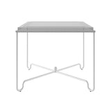 Tropique Dining Table: Outdoor + White Semi Matt