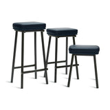 Tubby Tube Bar + Counter Stool: Upholstered