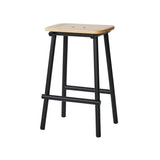 Tubby Tube Bar + Counter Stool: Counter + Natural Ash