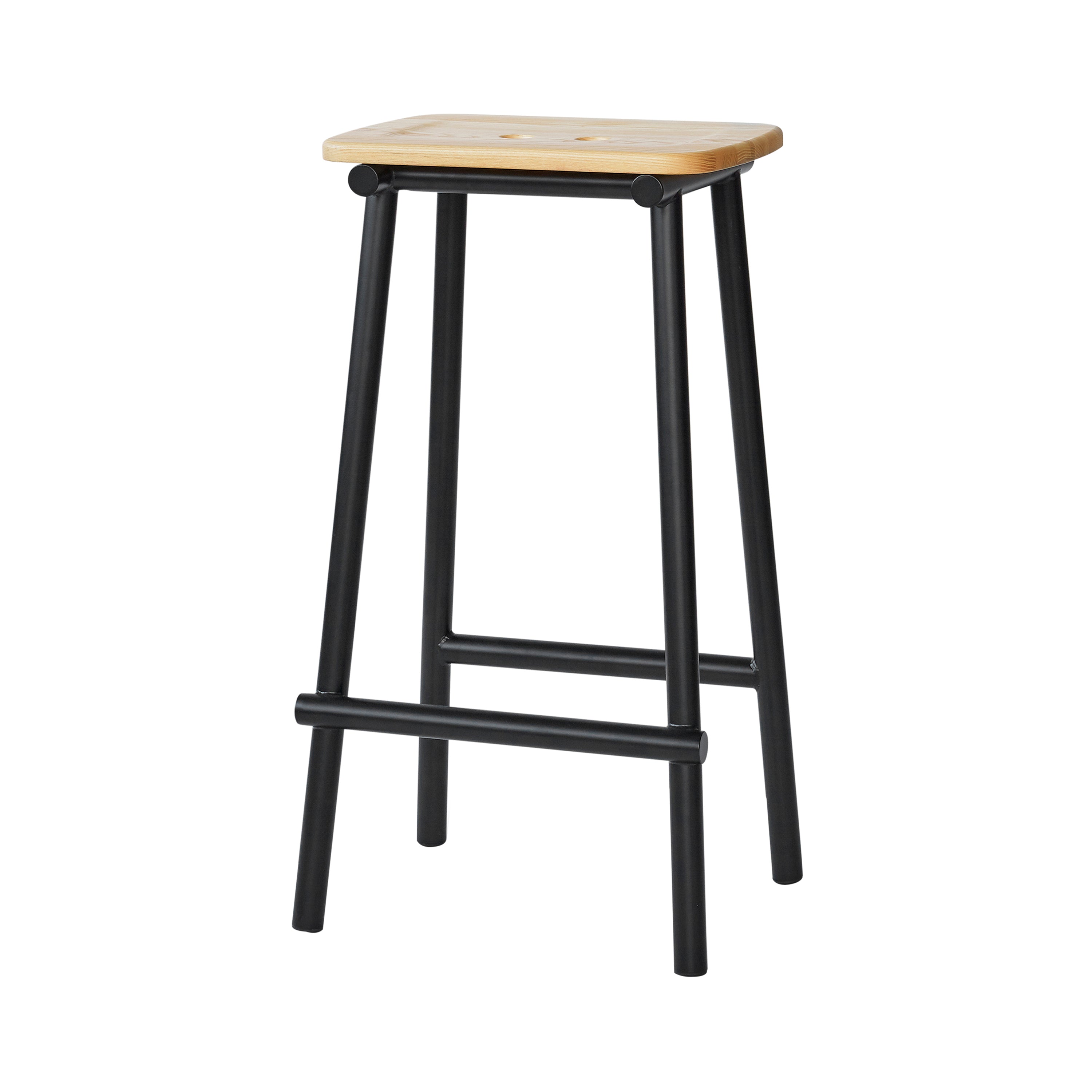 Tubby Tube Bar + Counter Stool: Bar + Natural Ash