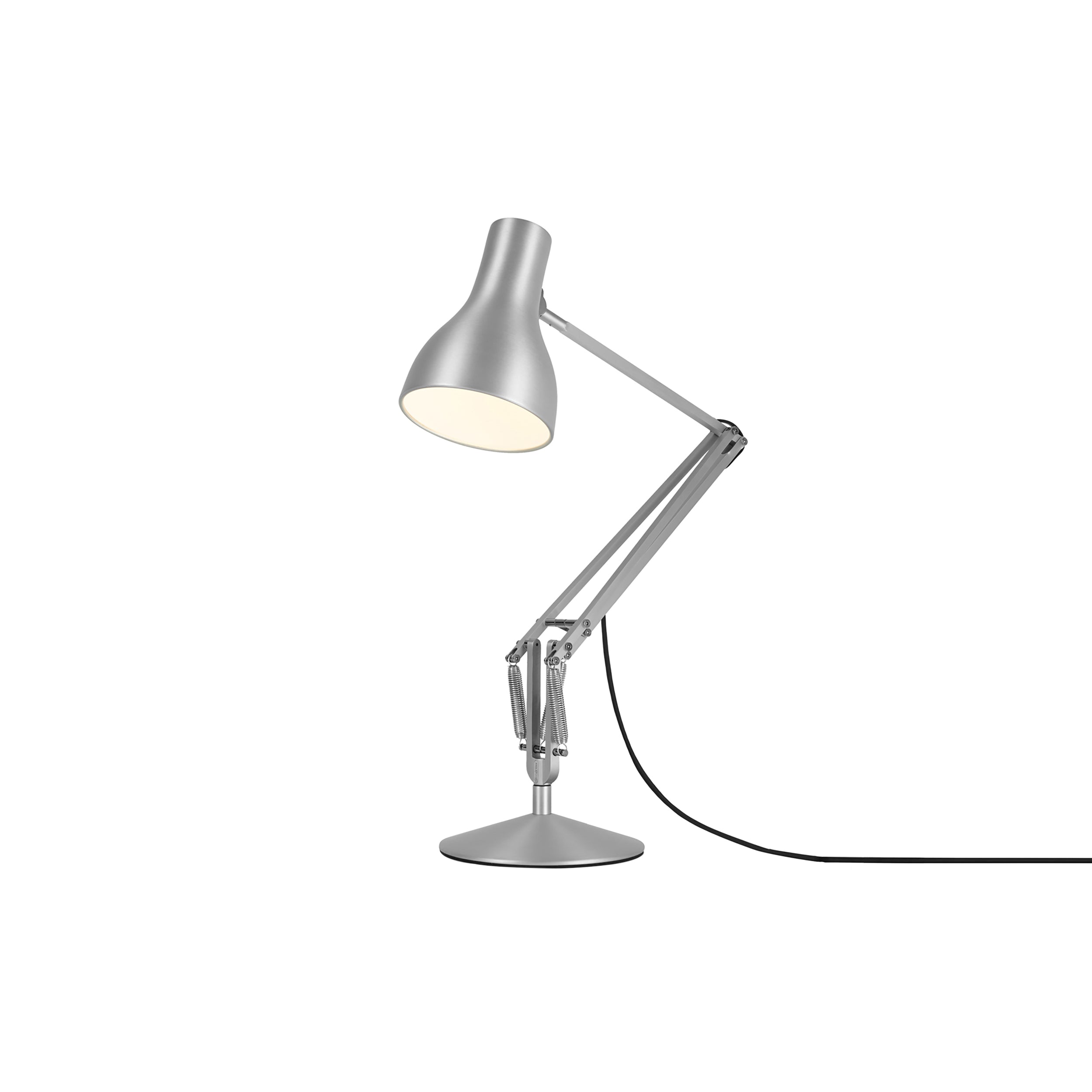 Type 75 Desk Lamp: Silver Luster