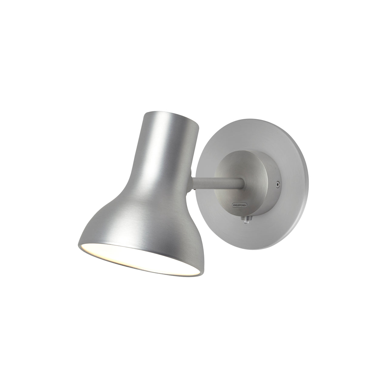 Type 75 Mini Wall Light: Metallic + Satin Anodised + Silver Luster