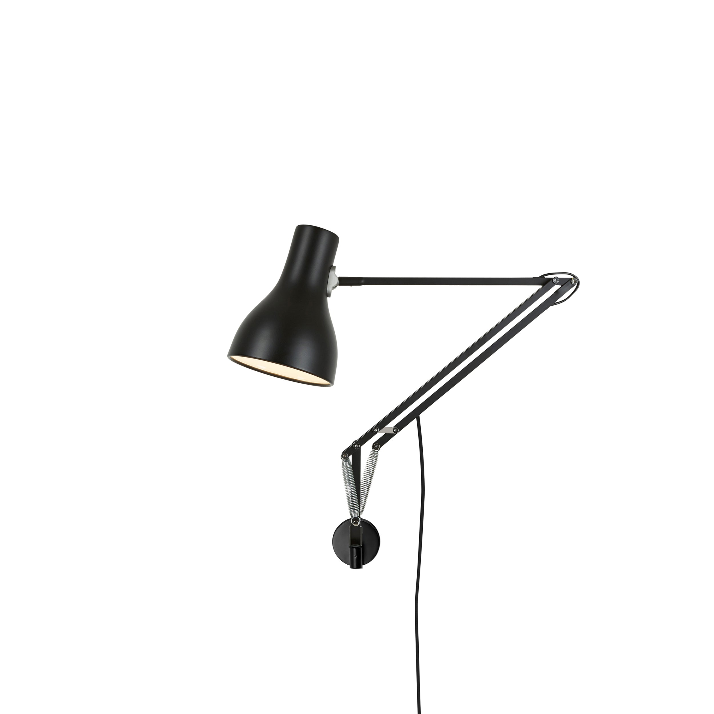 Type 75 Wall Mounted Lamp: Jet Black