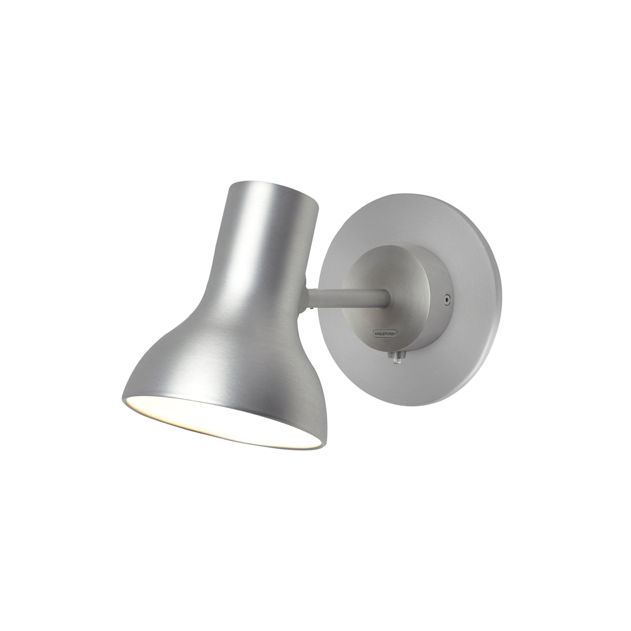 Type 75 Mini Wall Light: Metallic + Satin Anodised + Silver Luster