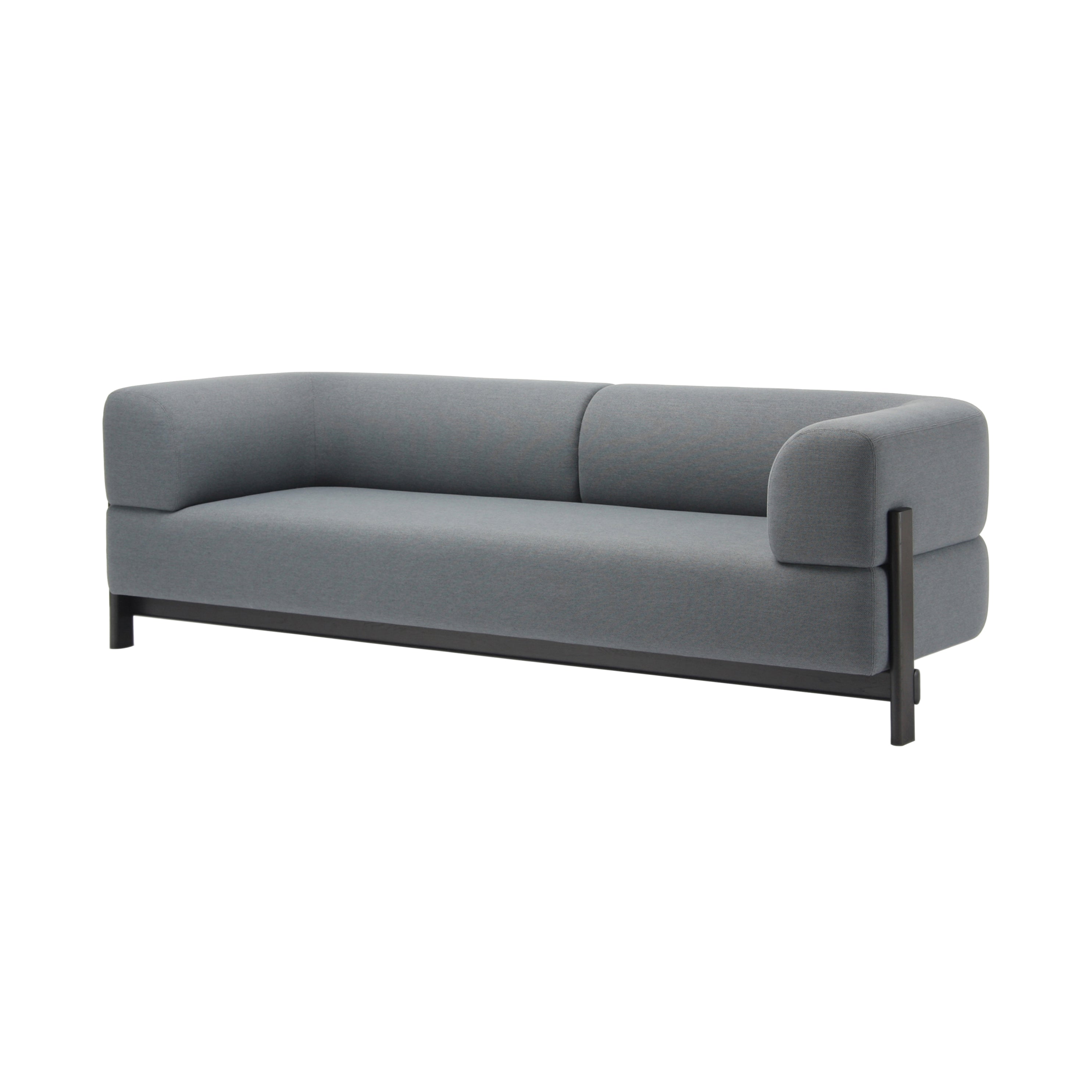 Elephant 3 Seater Sofa: Black