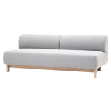 Elephant 3 Seater Bench: Pale Natural