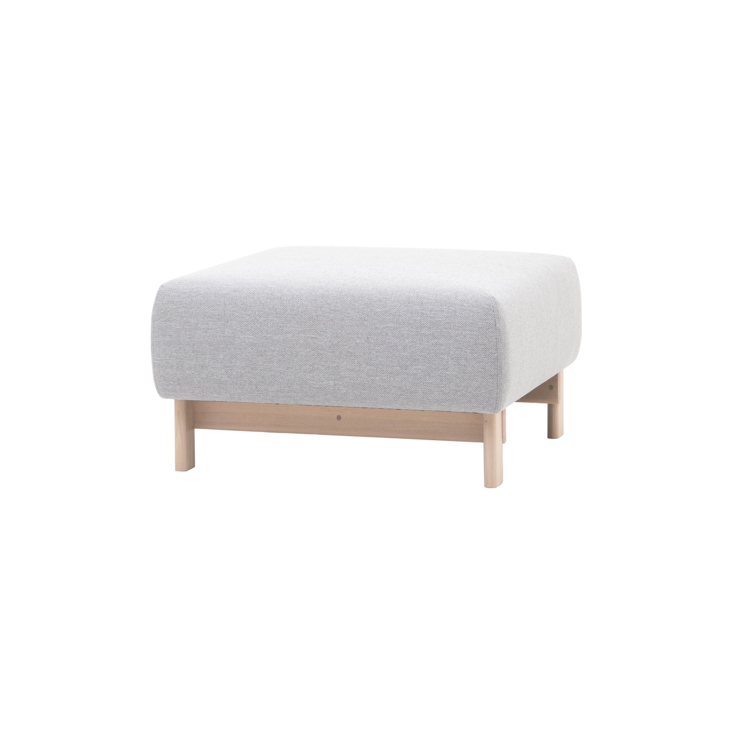 Elephant Ottoman: Pale Natural