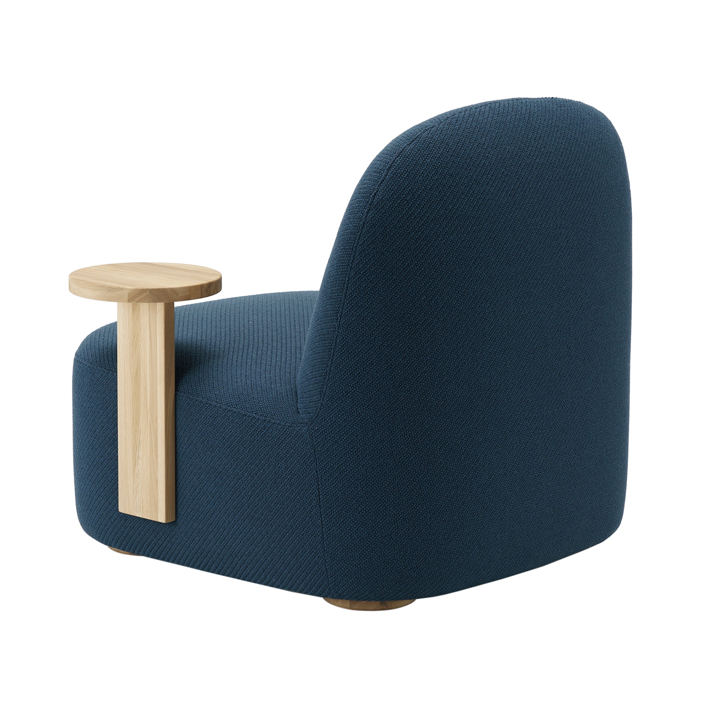 Polar Lounge Chair with Side Table: Left