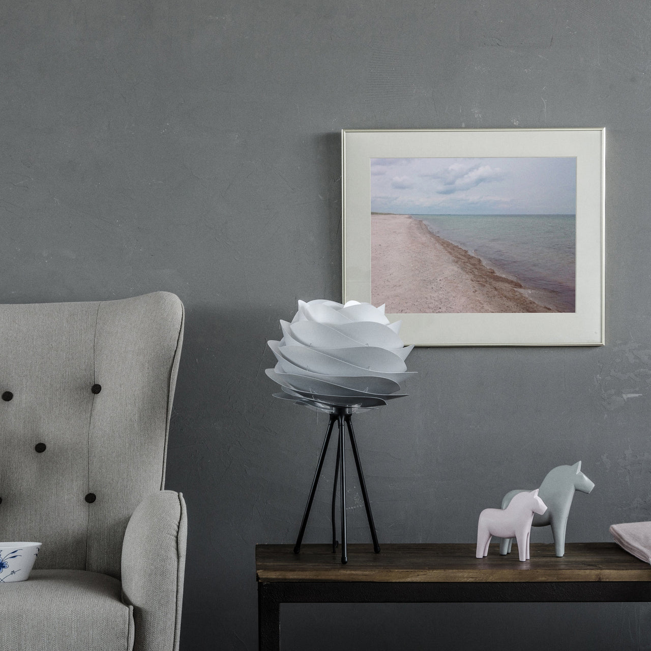 Carmina Tripod Table Lamp: Quick Ship