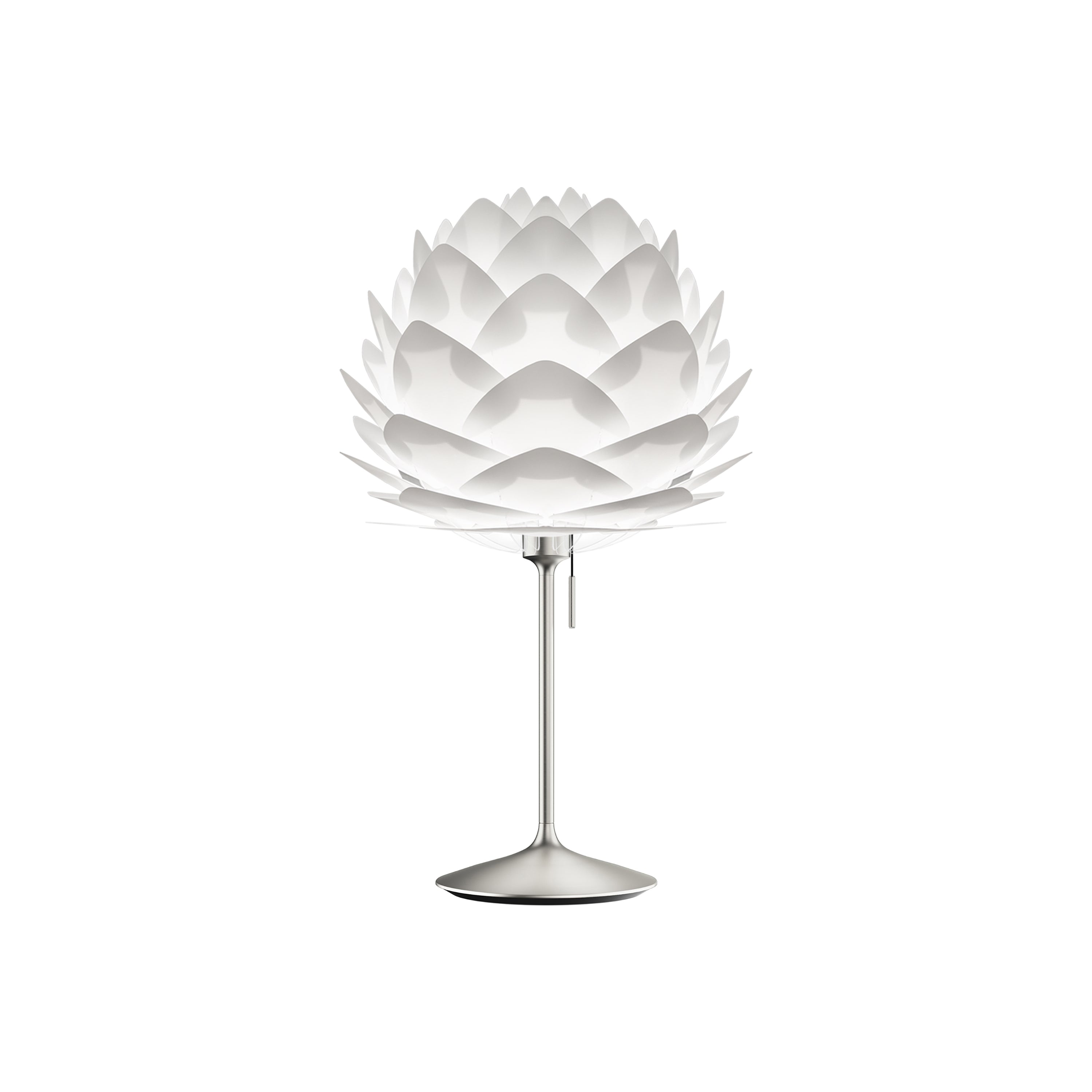 Silvia Champagne Table Lamp: Medium - 17.7