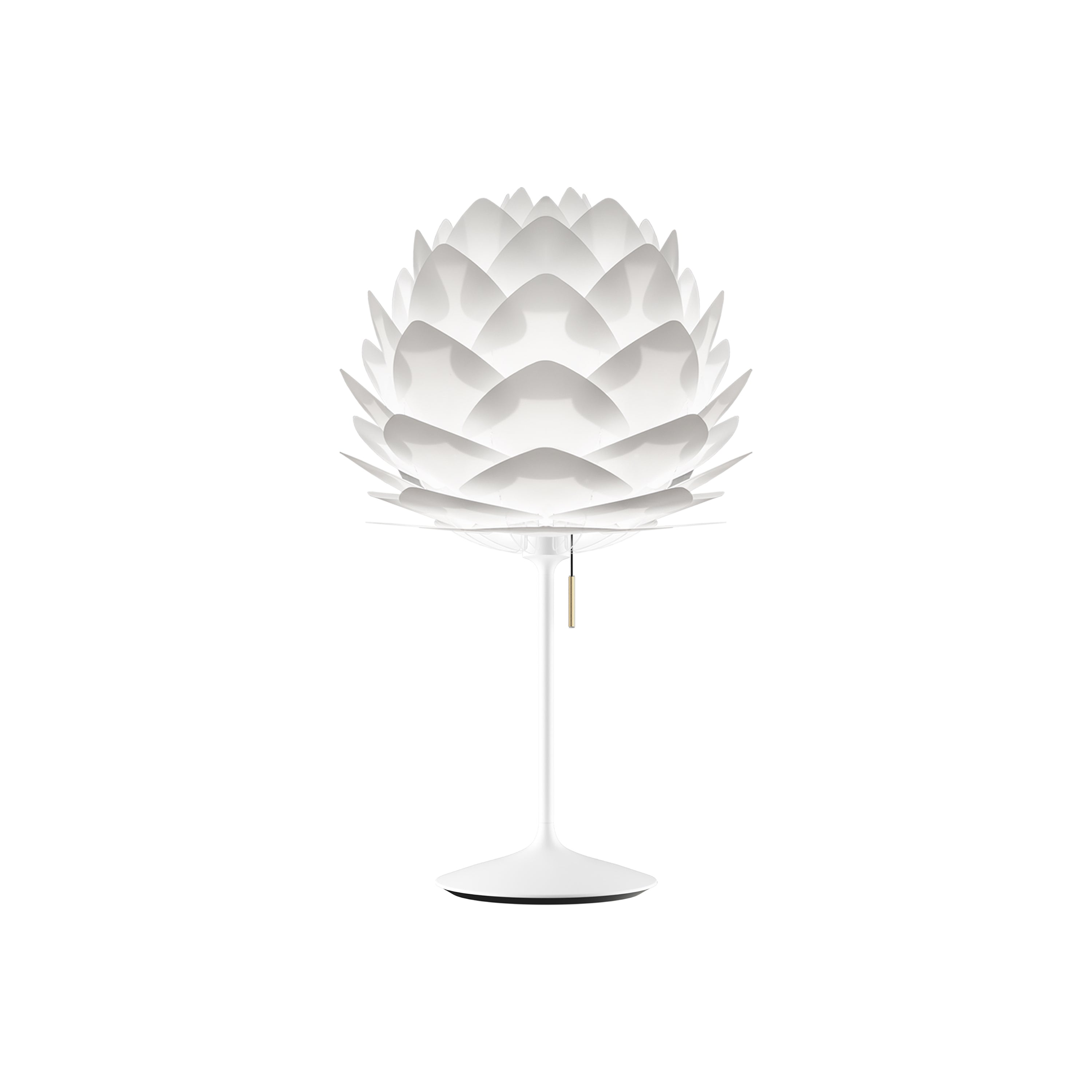 Silvia Champagne Table Lamp: Medium - 17.7