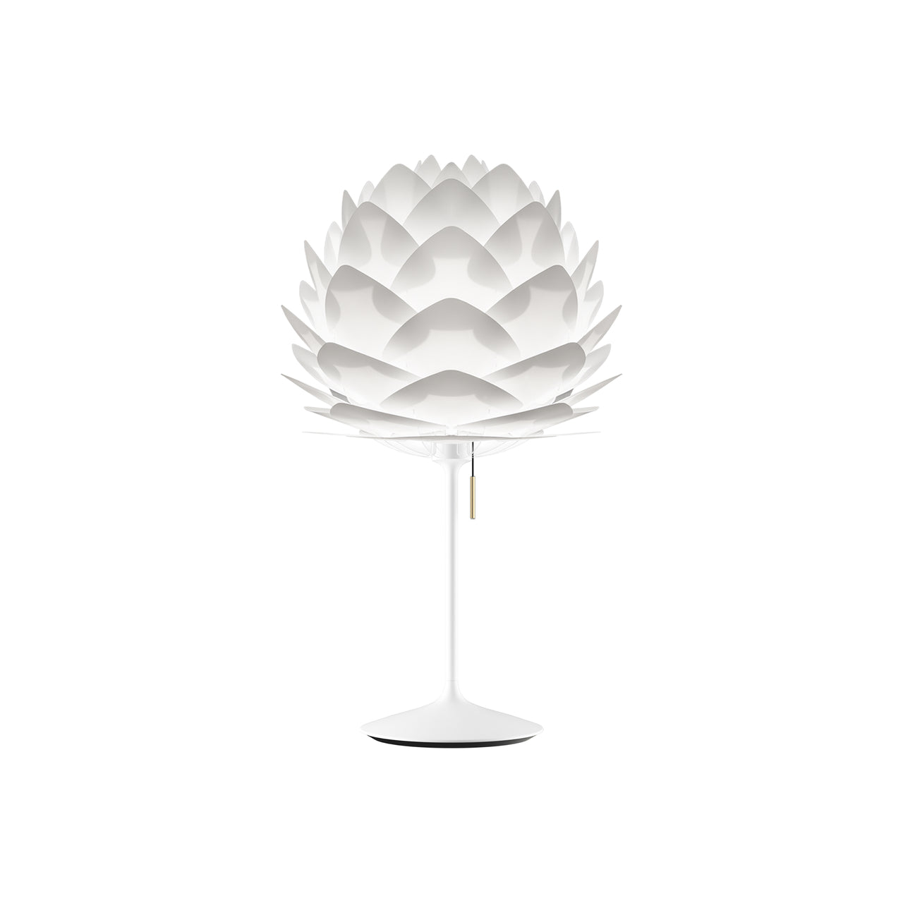 Silvia Champagne Table Lamp: Medium - 17.7