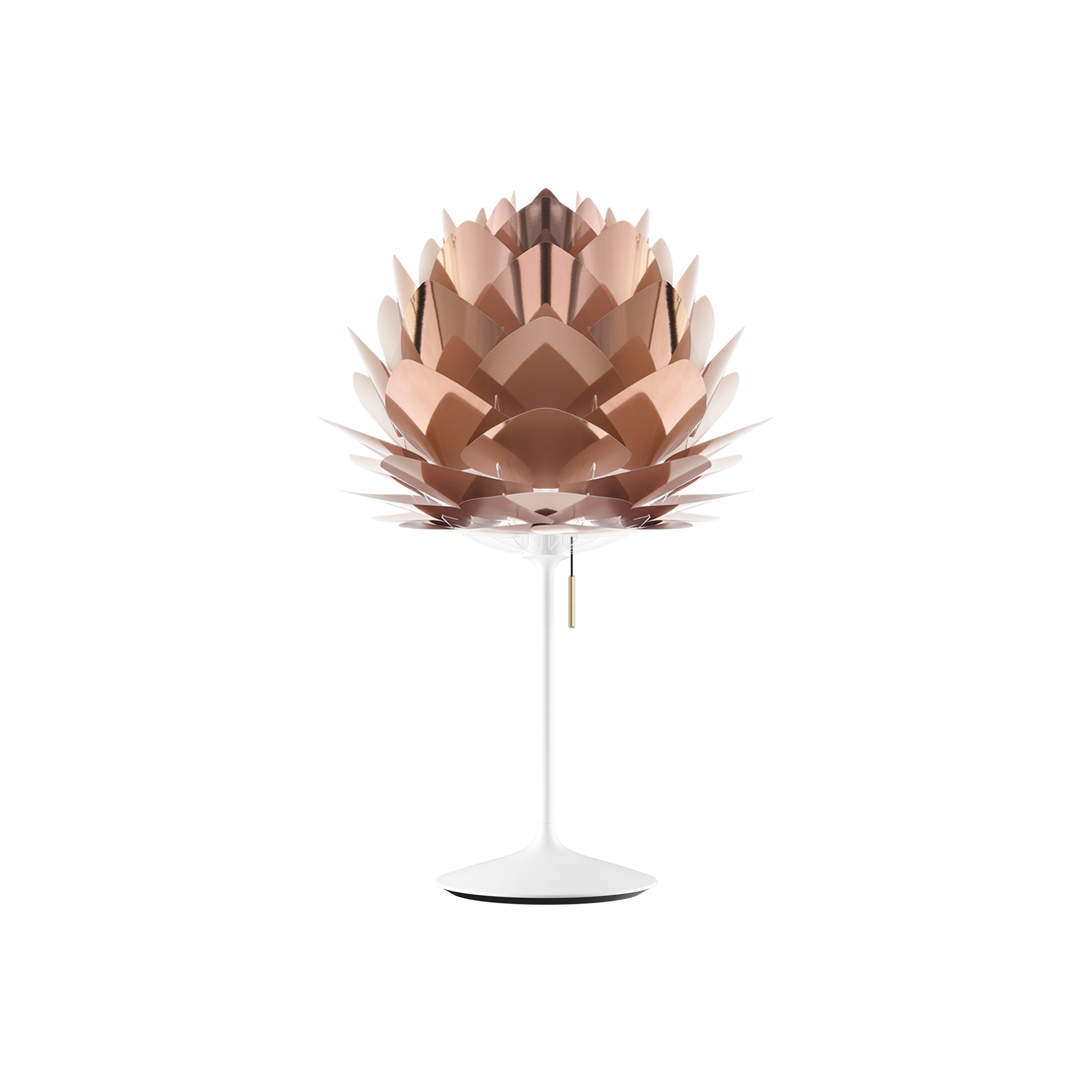 Silvia Champagne Table Lamp: Medium - 17.7