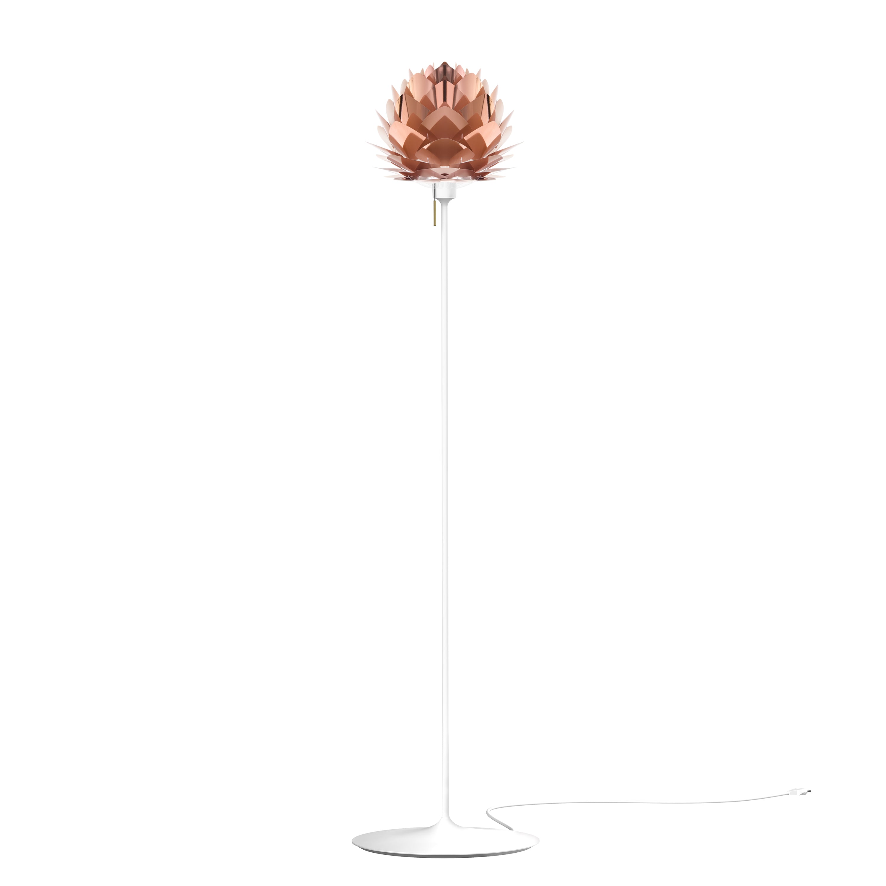 Silvia Champagne Floor Lamp: Mini - 13.4