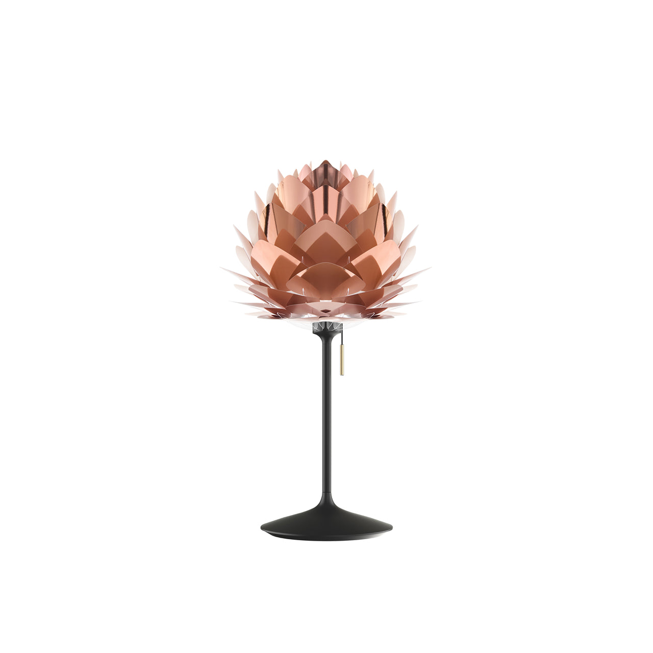 Silvia Champagne Table Lamp: Mini - 13.4