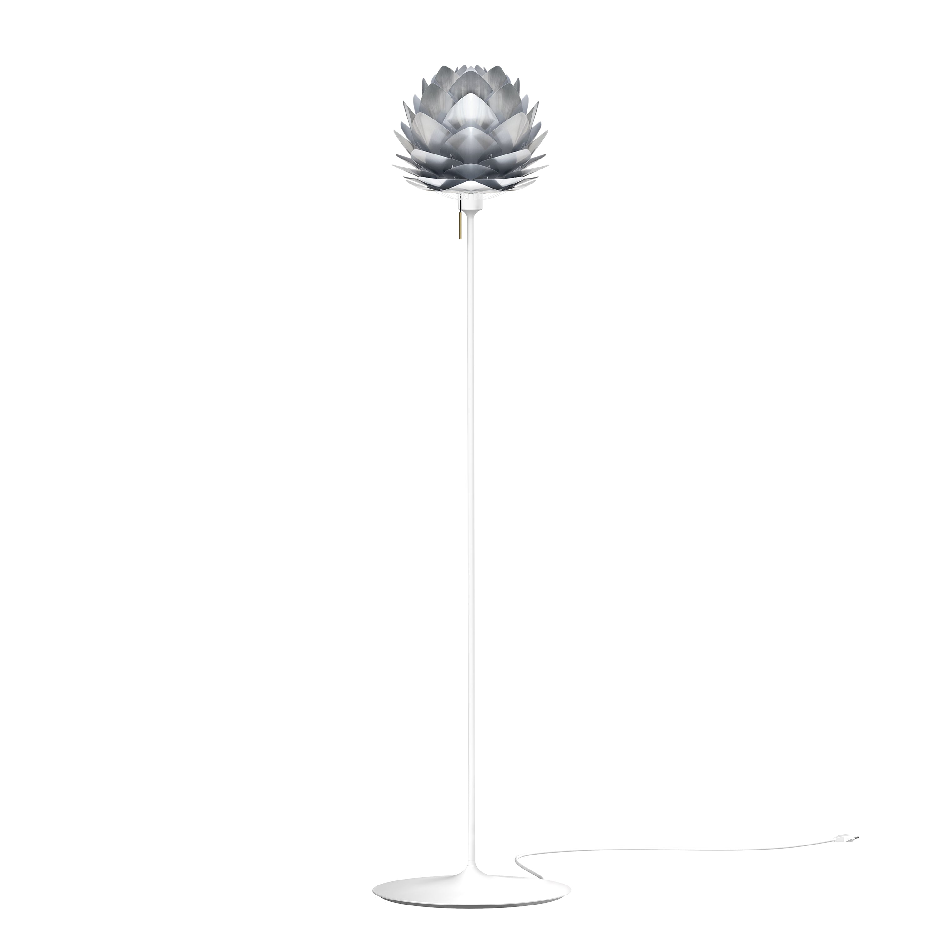 Silvia Champagne Floor Lamp: Mini - 13.4