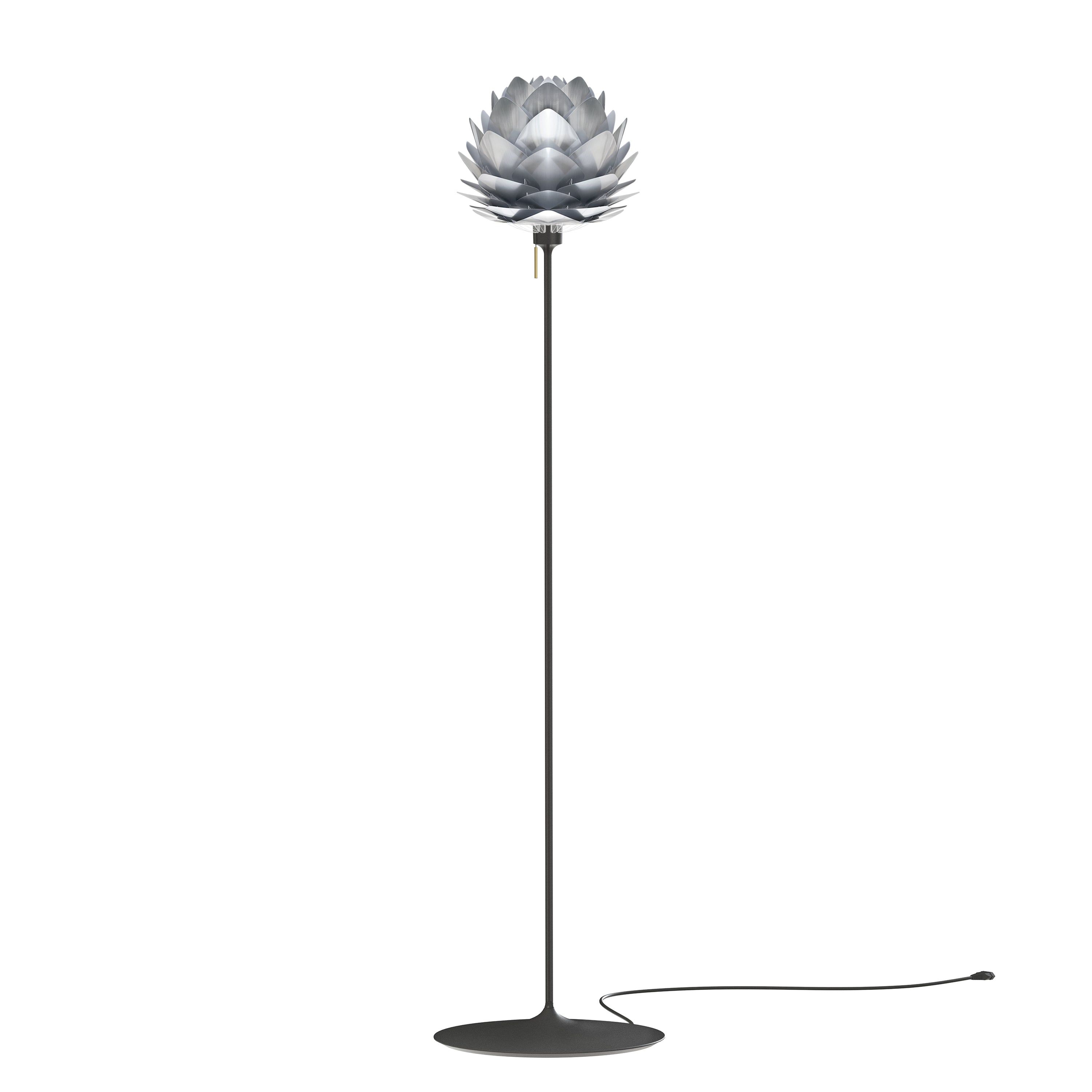 Silvia Champagne Floor Lamp: Mini - 13.4