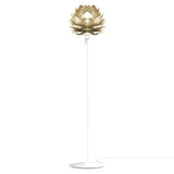 Silvia Champagne Floor Lamp: Medium - 17.7