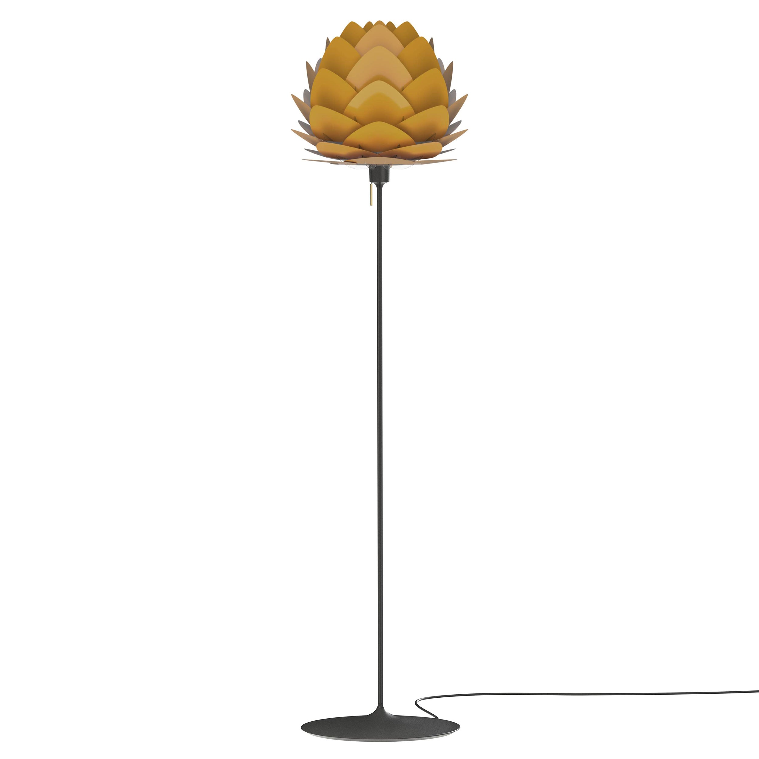 Aluvia Champagne Floor Lamp: Medium - 23.3