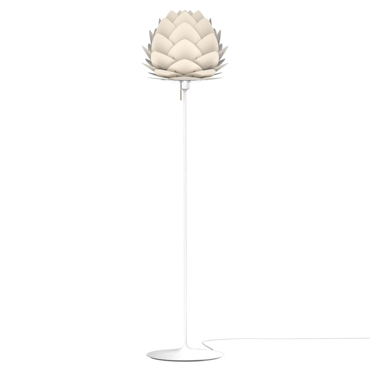 Aluvia Champagne Floor Lamp: Medium - 23.3