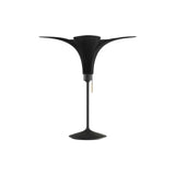 Jazz Champagne Table Lamp: Black Oak + Black