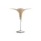 Jazz Champagne Table Lamp: Oak + Brushed Steel