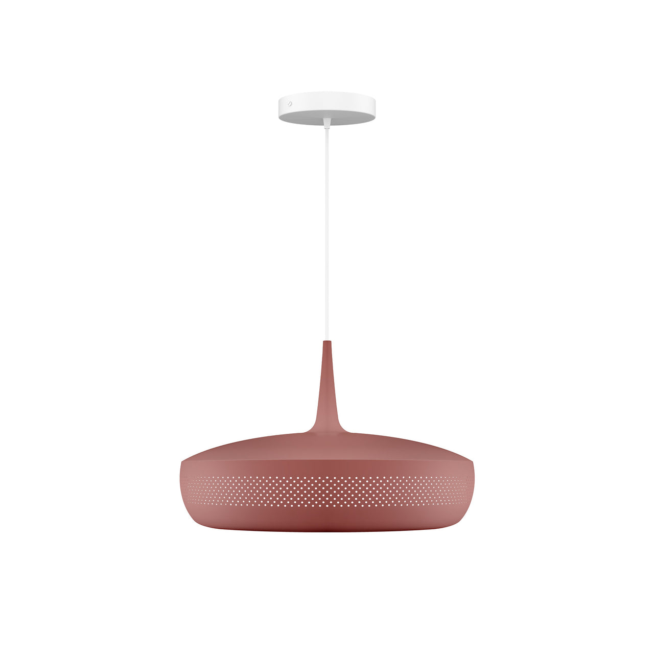 Clava Dine Pendant: Red Earth + White + Canopy