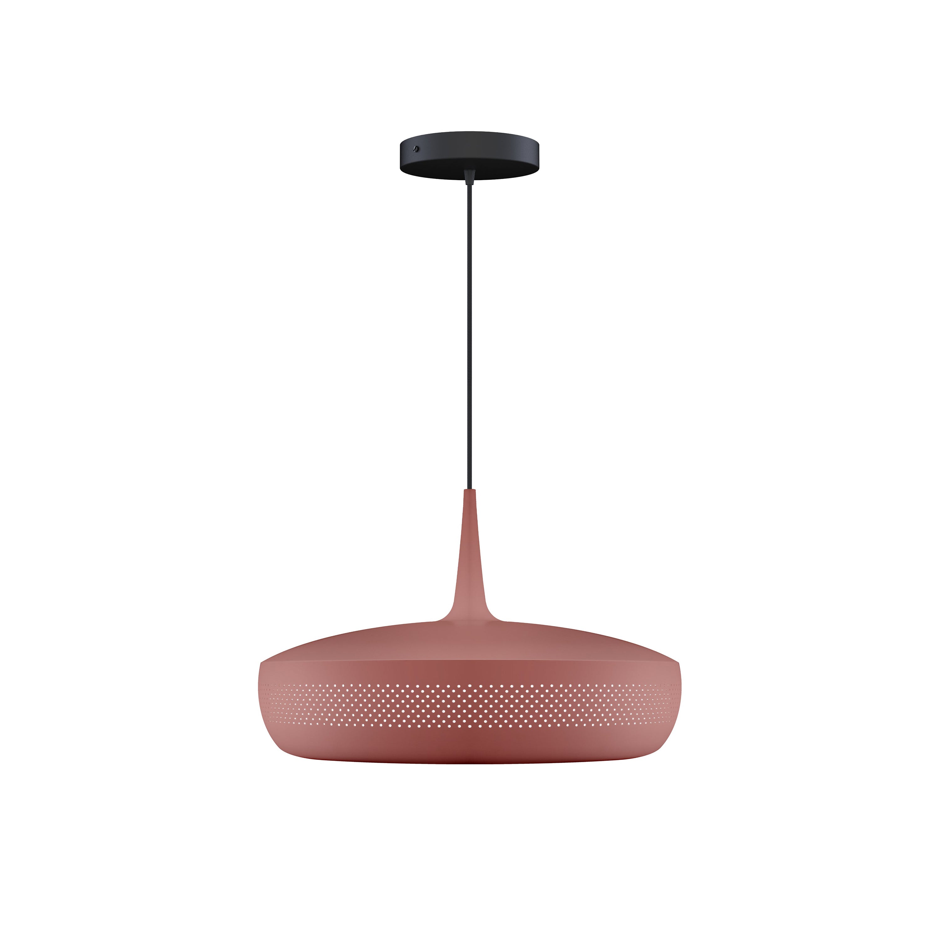 Clava Dine Pendant: Red Earth + Black + Canopy