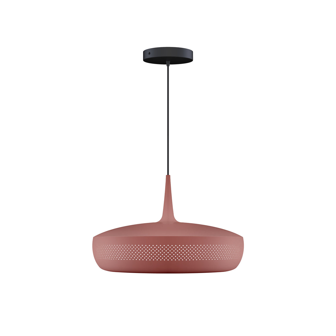 Clava Dine Pendant: Red Earth + Black + Canopy