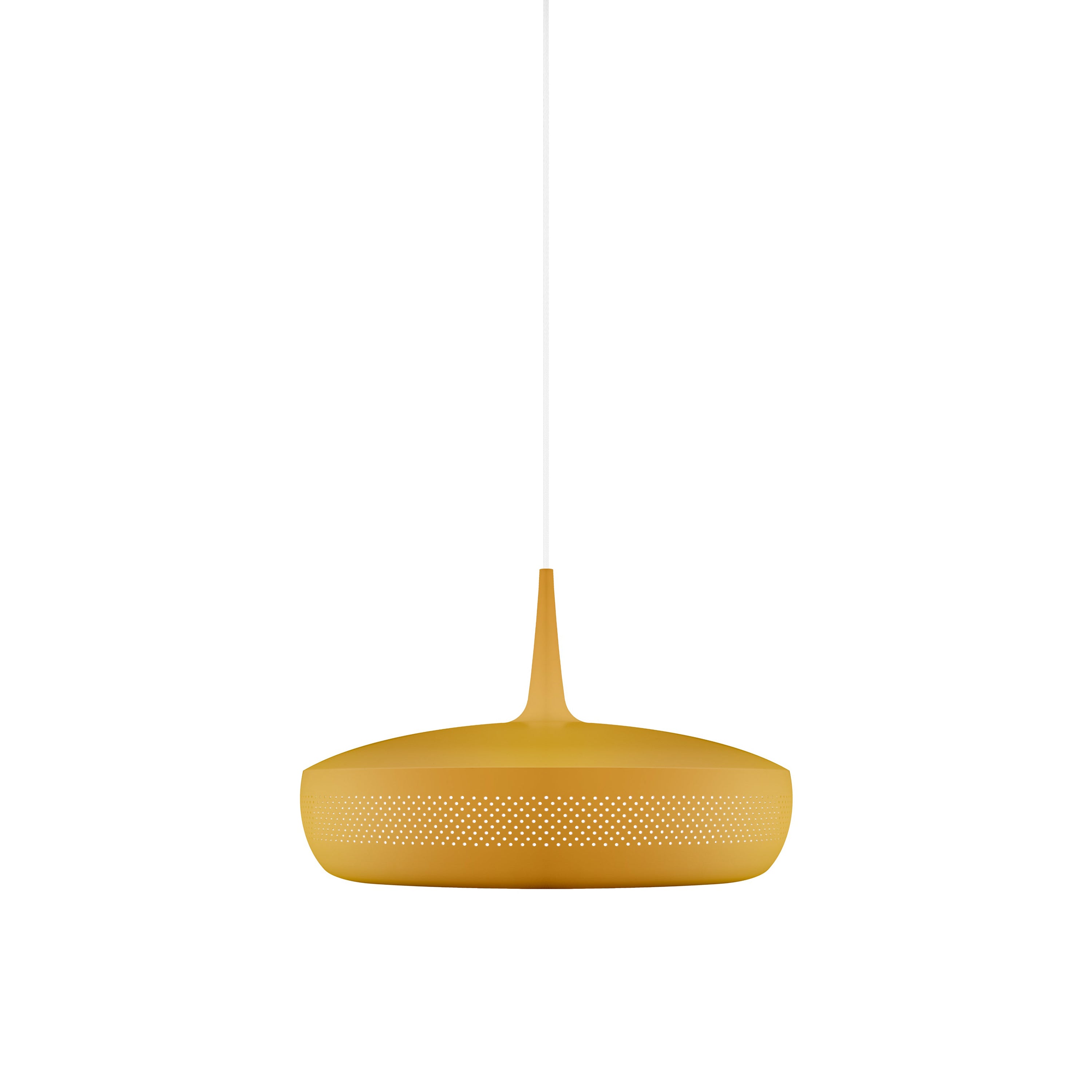 Clava Dine Pendant: Ochre + White + Plug-in