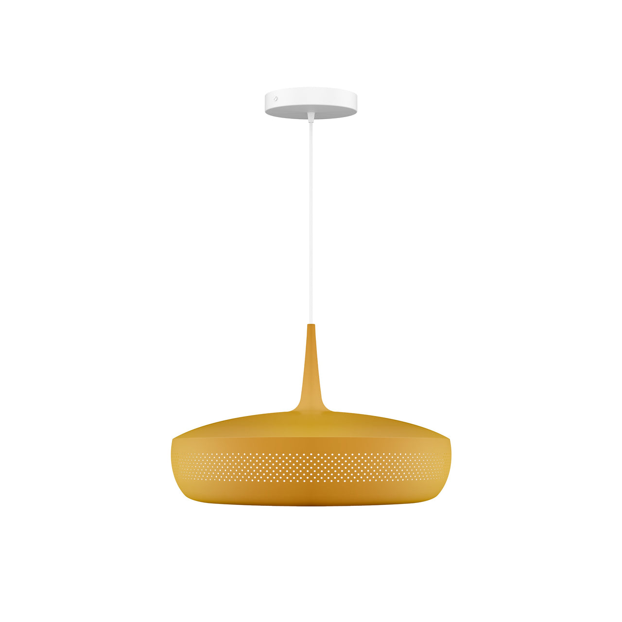 Clava Dine Pendant: Ochre + White + Canopy