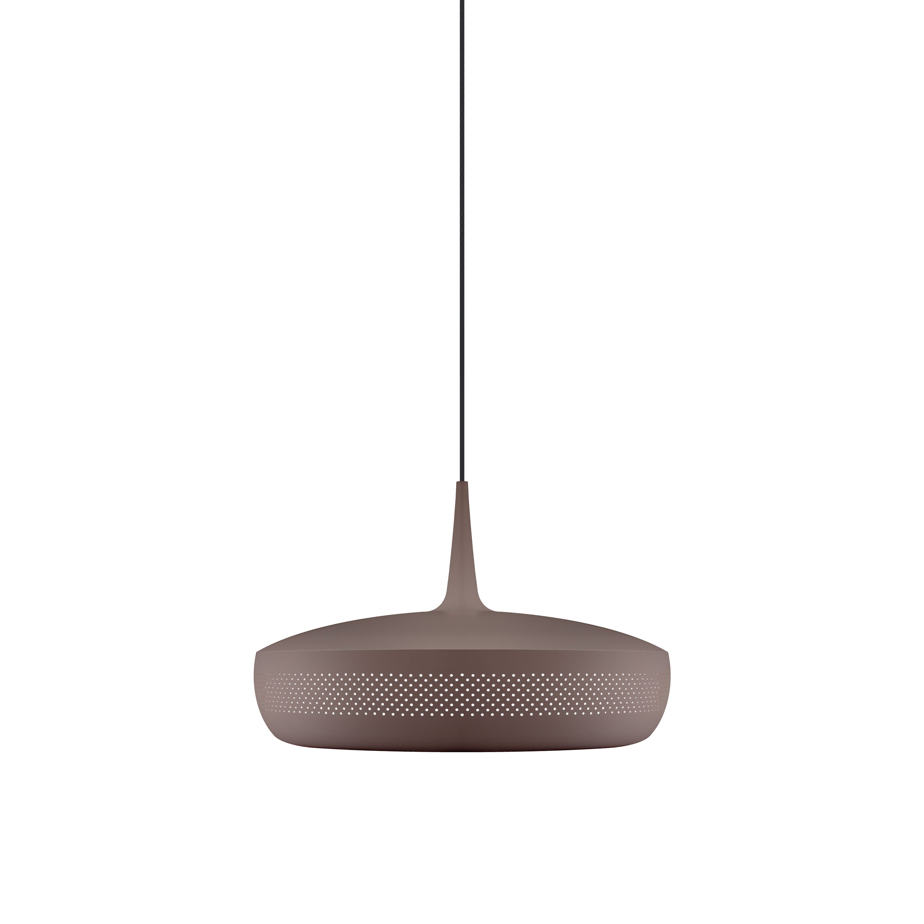 Clava Dine Pendant: Umber + Black + Plug-in