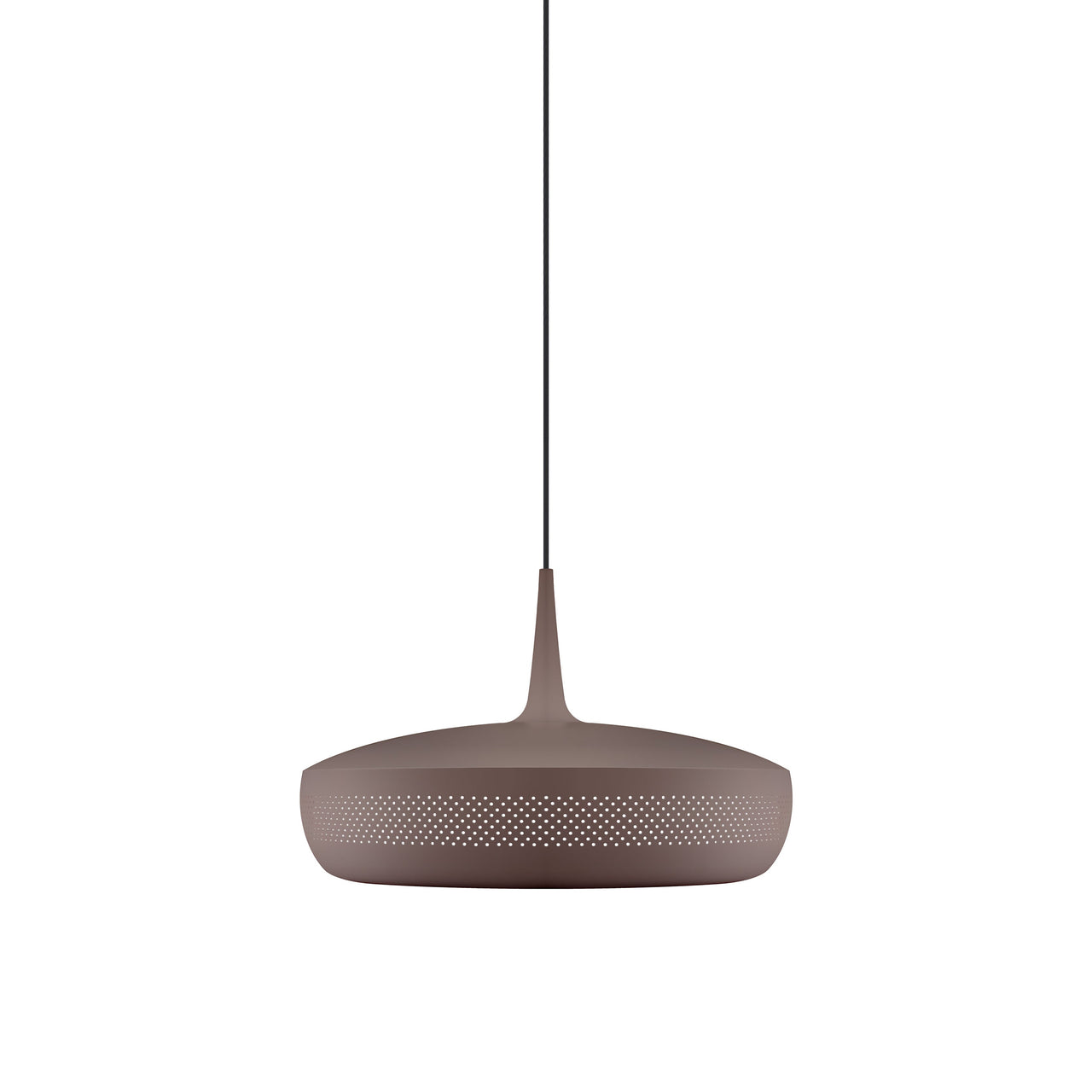 Clava Dine Pendant: Umber + Black + Plug-in