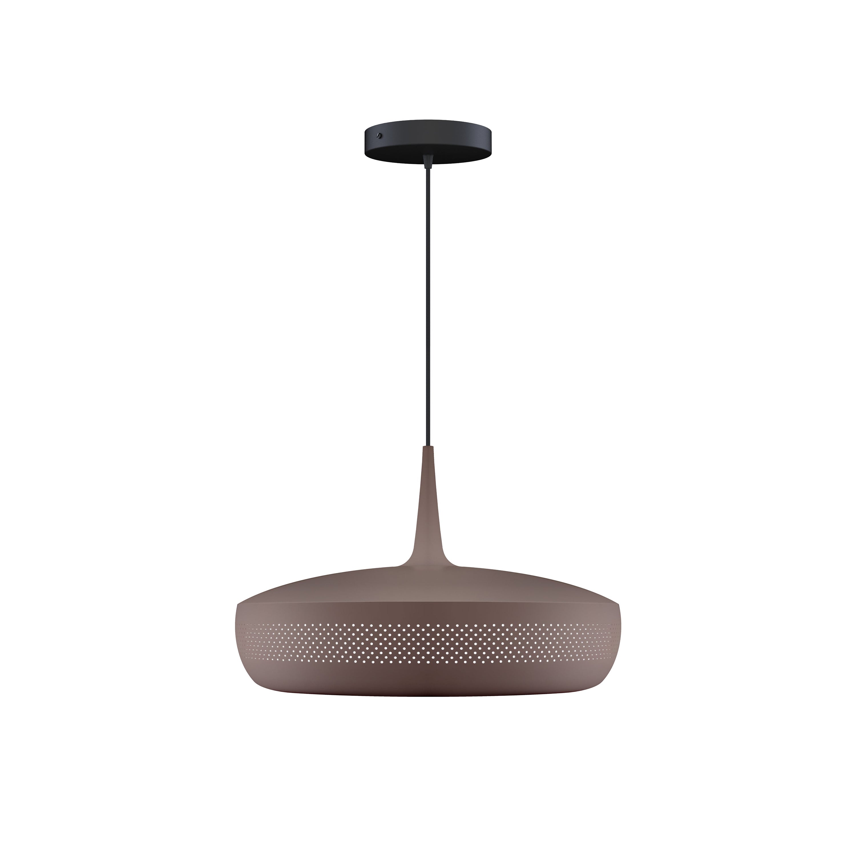 Clava Dine Pendant: Umber + Black + Canopy