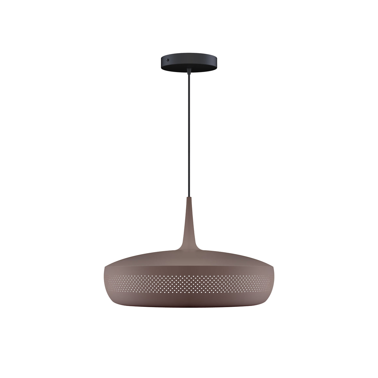 Clava Dine Pendant: Umber + Black + Canopy