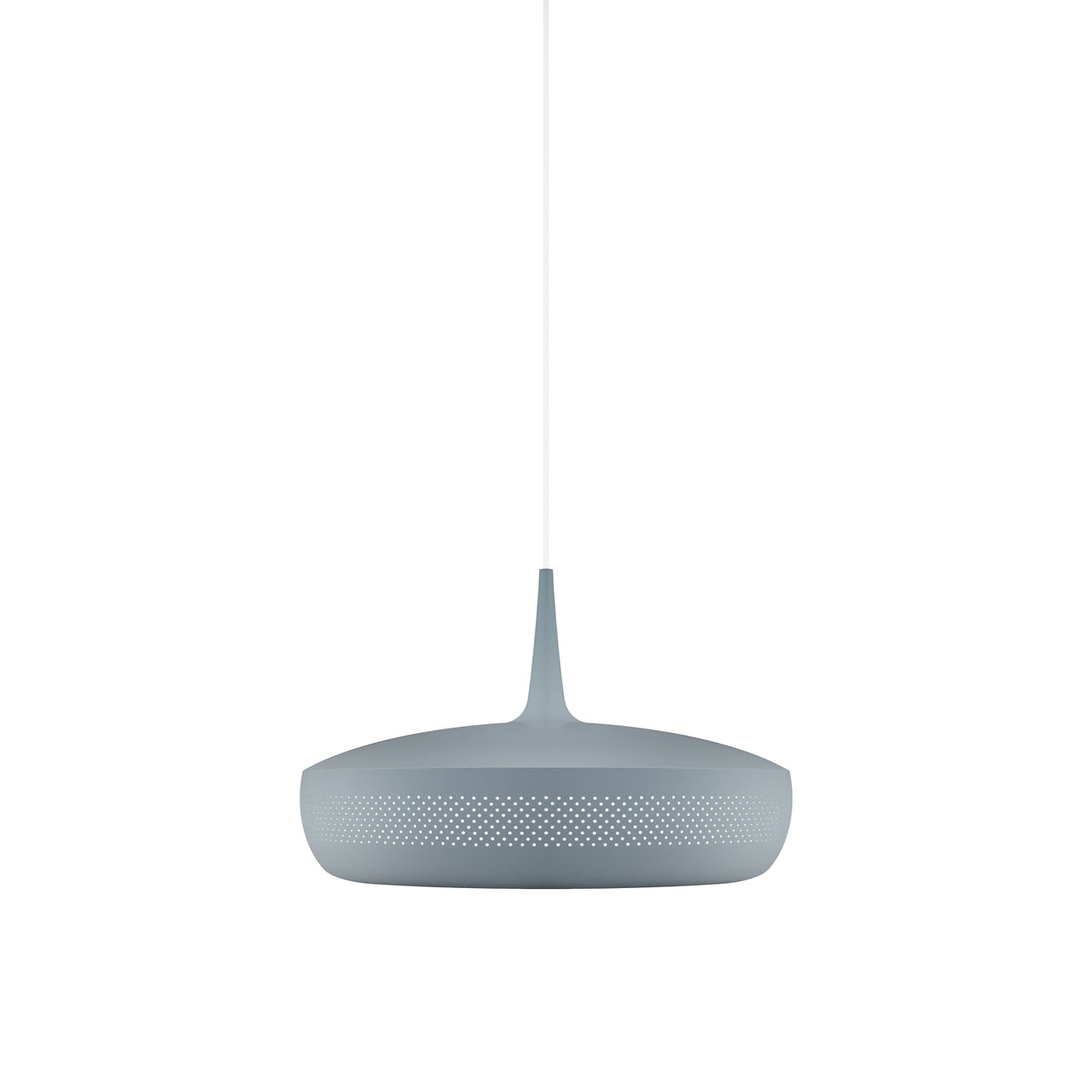Clava Dine Pendant: Slate + White + Plug-in