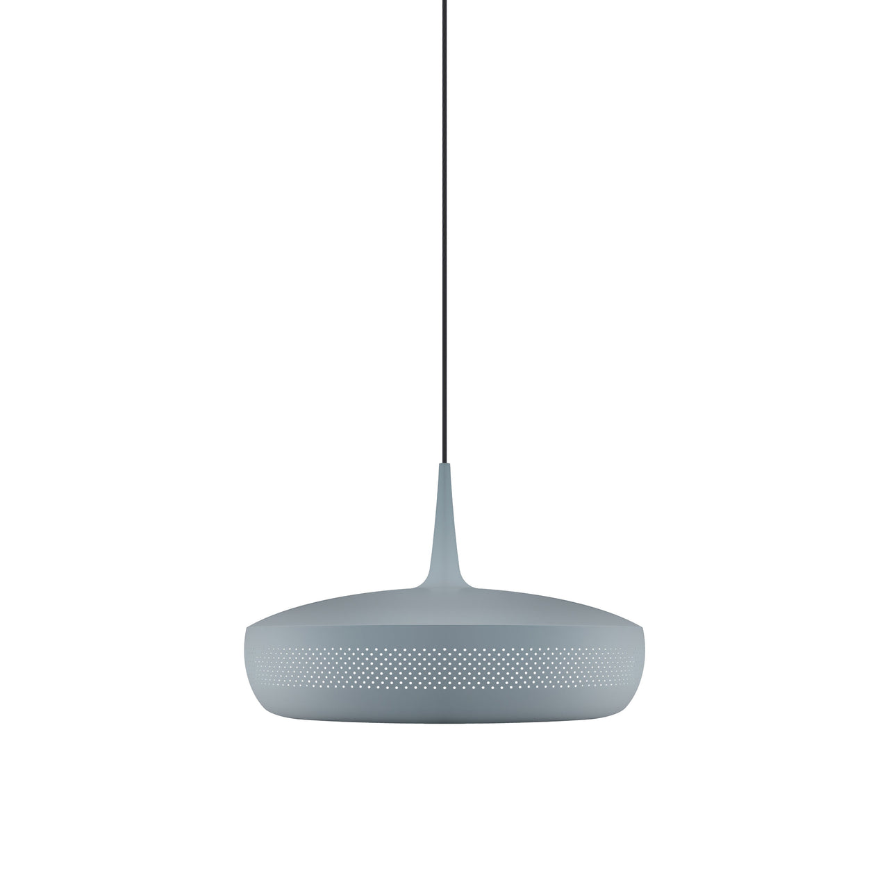 Clava Dine Pendant: Slate + Black + Plug-in