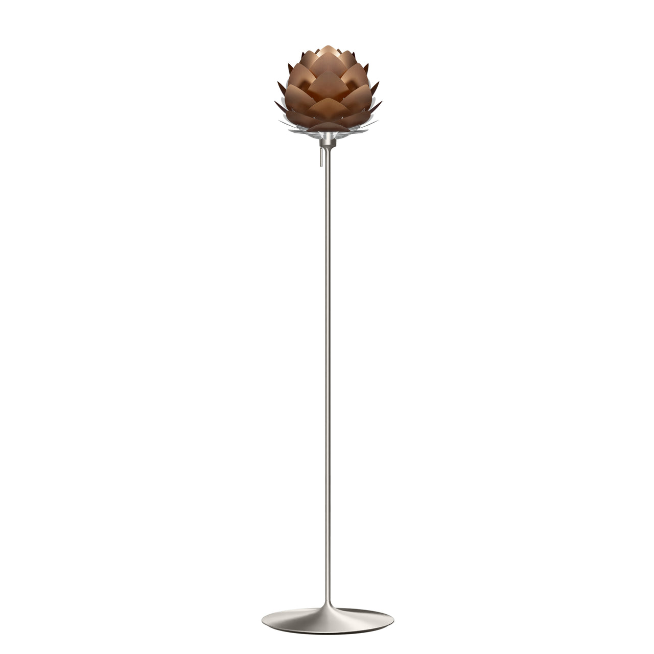 Silvia Champagne Floor Lamp: Mini - 13.4