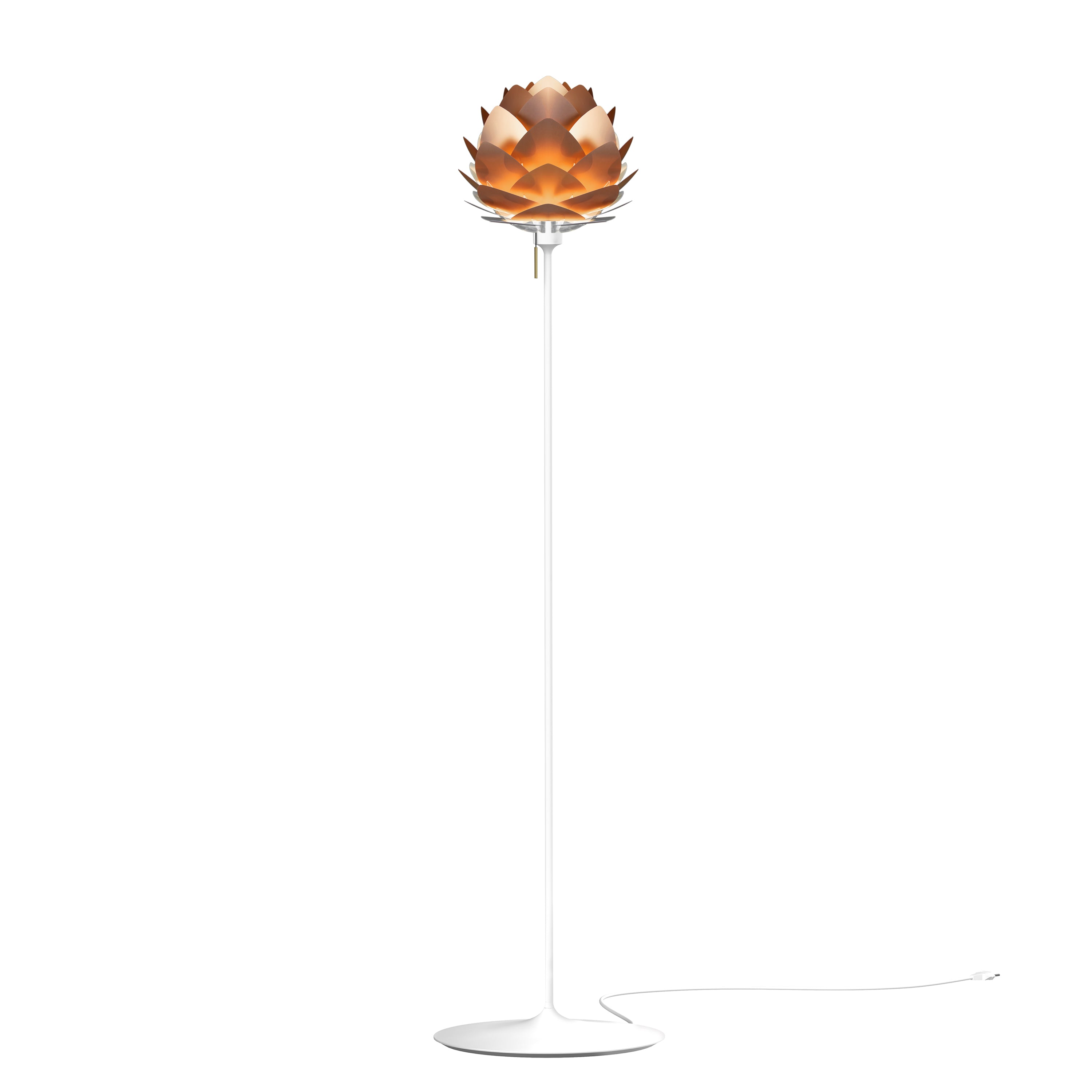 Silvia Champagne Floor Lamp: Mini - 13.4