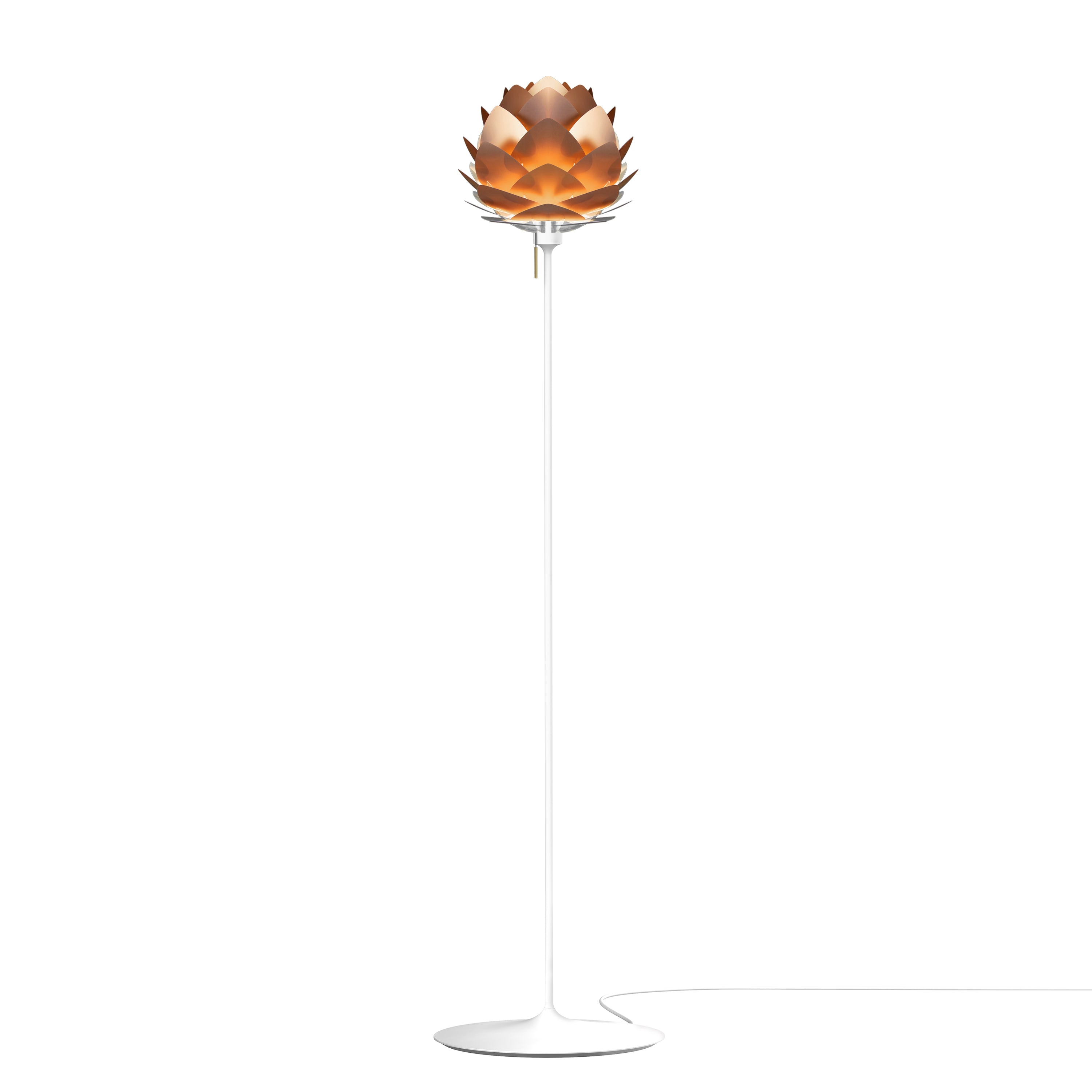 Silvia Champagne Floor Lamp: Mini - 13.4