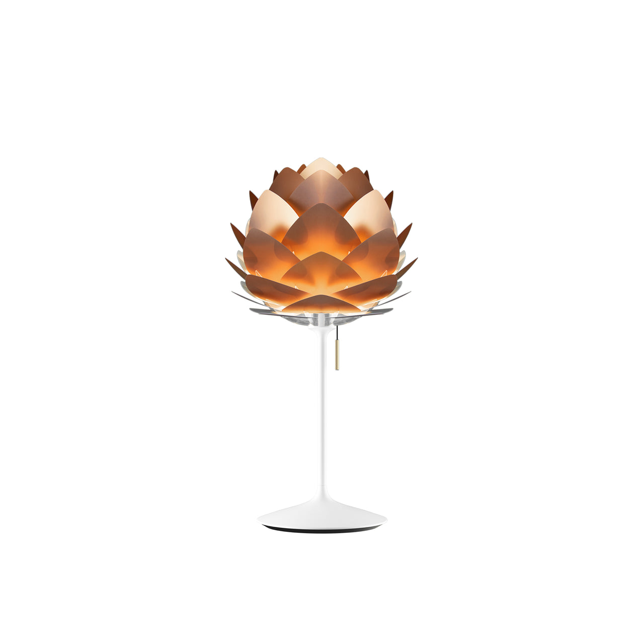 Silvia Champagne Table Lamp: Mini - 13.4